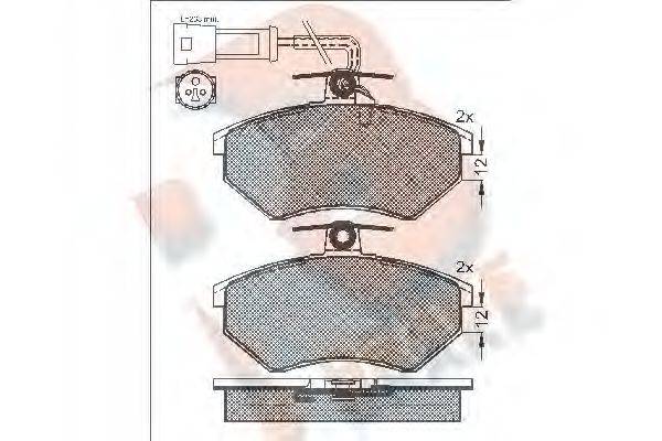 R BRAKE RB0987