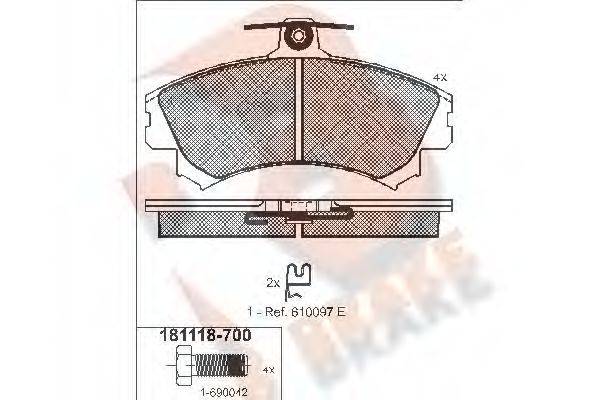 R BRAKE RB1118-700