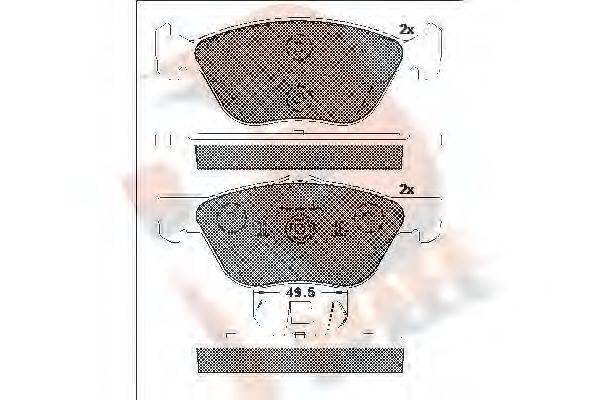 R BRAKE RB1125-203