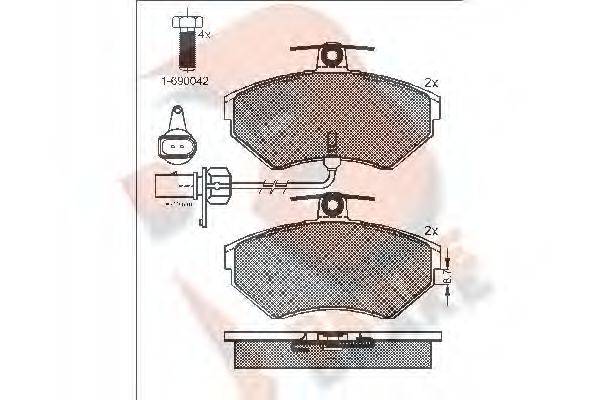 R BRAKE RB1157-203