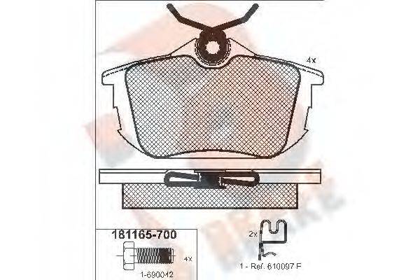 R BRAKE RB1165-700