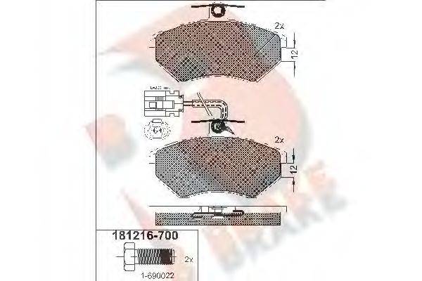 R BRAKE RB1216-700
