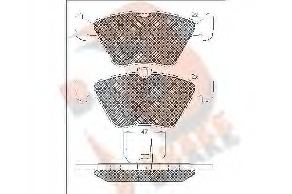 R BRAKE RB1259