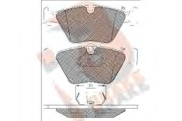 R BRAKE RB1296