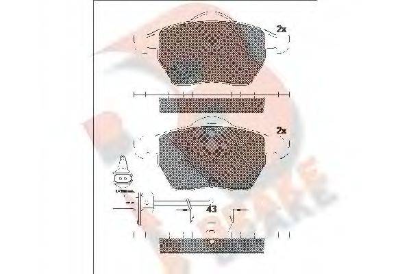 R BRAKE RB1331-203