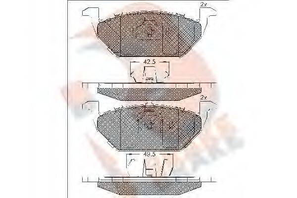 R BRAKE RB1338
