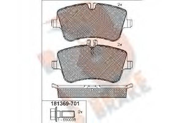 R BRAKE RB1369-701