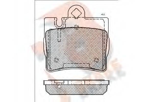 R BRAKE RB1390