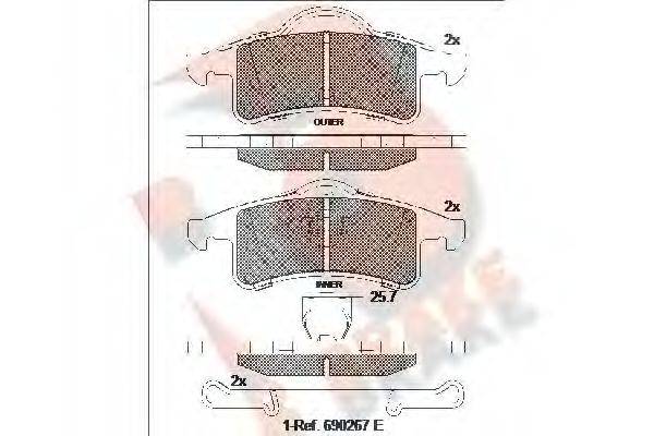 R BRAKE RB1399