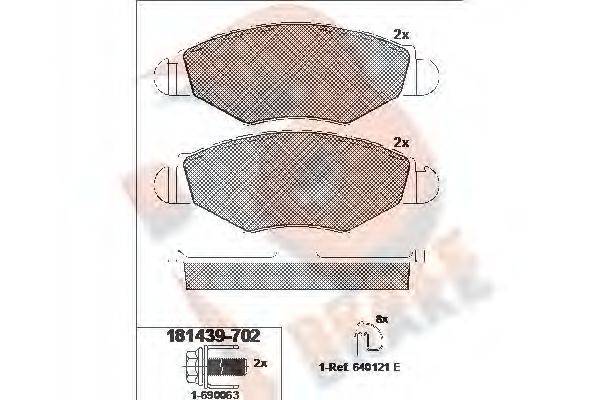 R BRAKE RB1439-702
