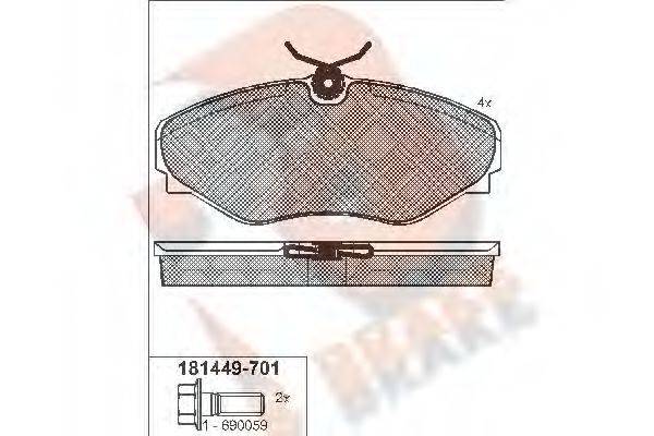 R BRAKE RB1449-701