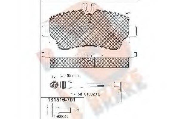 R BRAKE RB1516-701