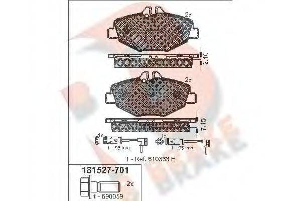 R BRAKE RB1527-701