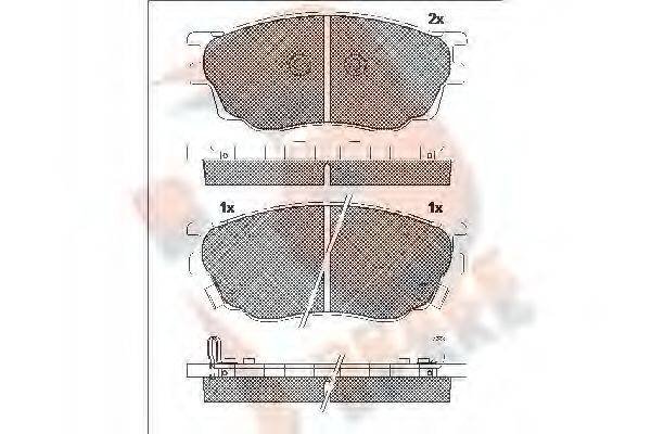 R BRAKE RB1542