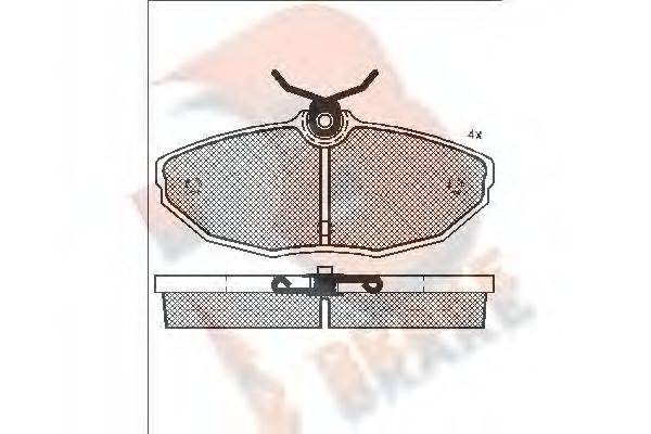 R BRAKE RB1562