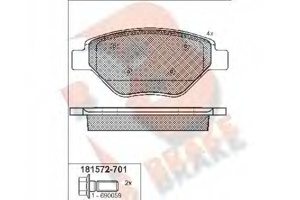 R BRAKE RB1572-701