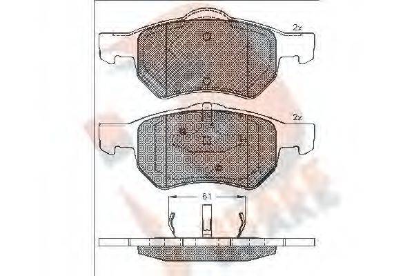 R BRAKE RB1586