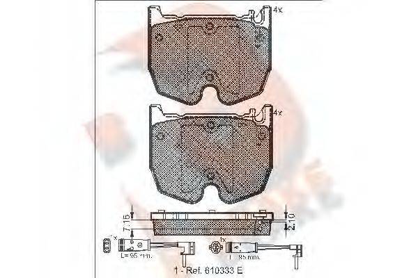 R BRAKE RB1591