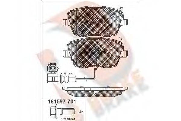 R BRAKE RB1597-701