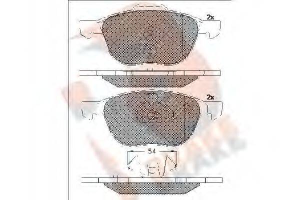 R BRAKE RB1617-202