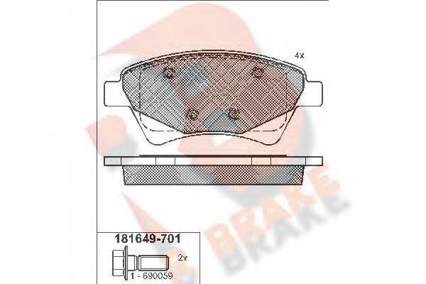 R BRAKE RB1649-701