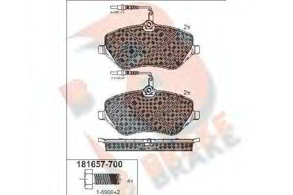 R BRAKE RB1657-700