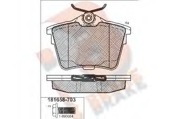 R BRAKE RB1658-703