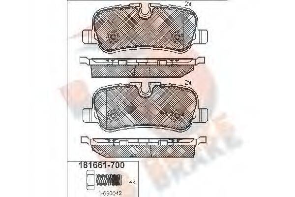 R BRAKE RB1661-700