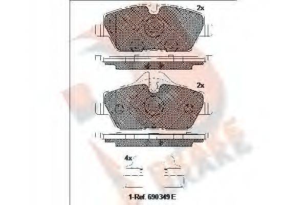 R BRAKE RB1662-200