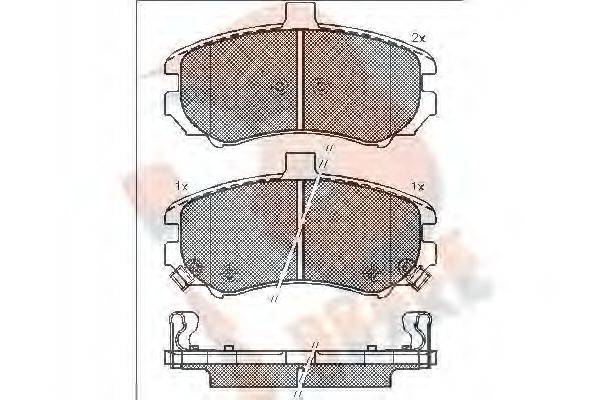 R BRAKE RB1666