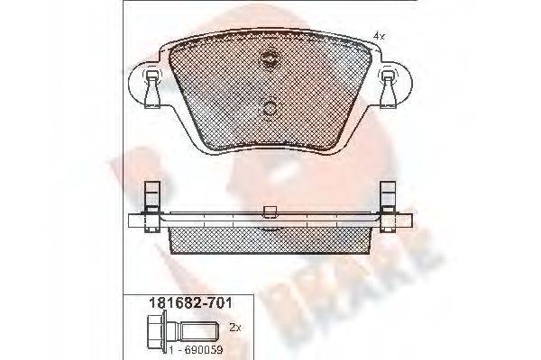 R BRAKE RB1682-701