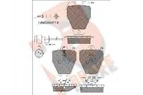 R BRAKE RB1693