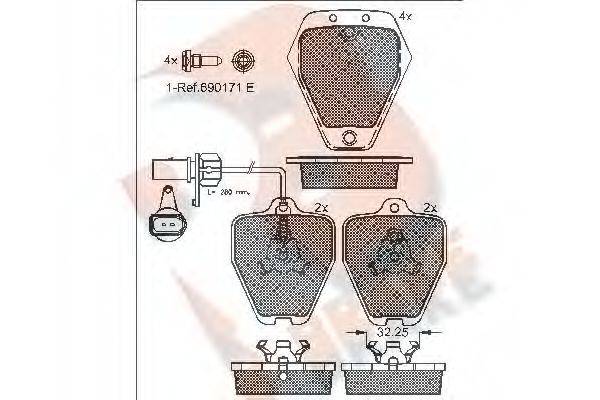 R BRAKE RB1694