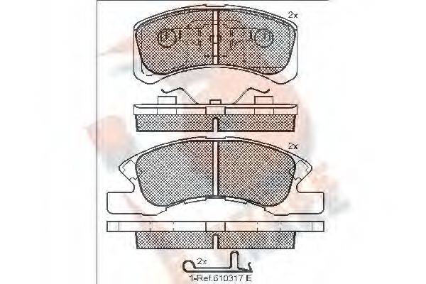 R BRAKE RB1701