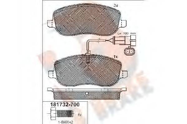 R BRAKE RB1732-700
