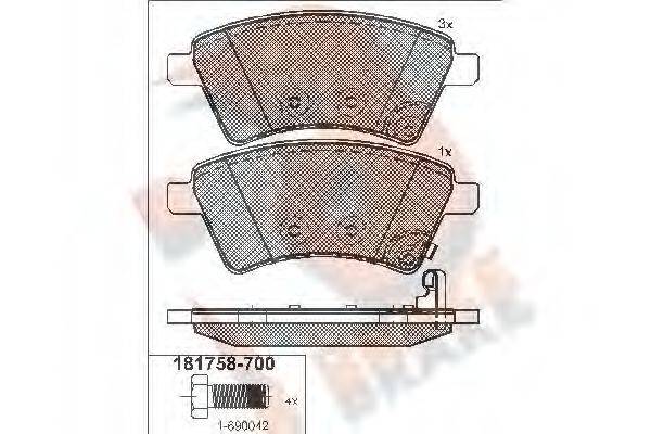 R BRAKE RB1758-700