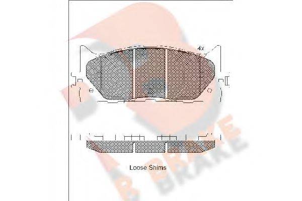 R BRAKE RB1764