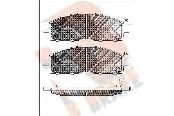 R BRAKE RB1784