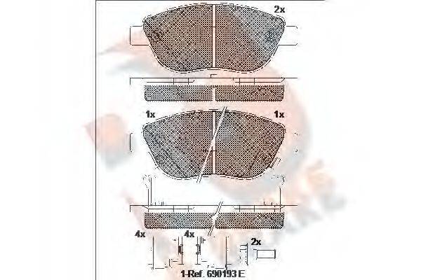 R BRAKE RB1809-203