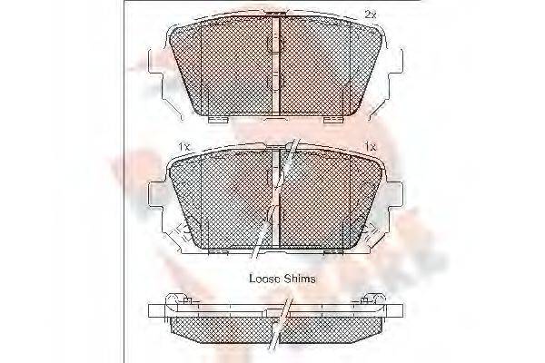R BRAKE RB1827