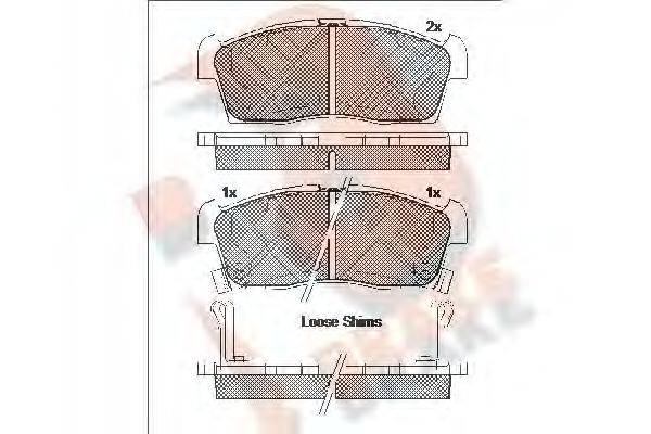 R BRAKE RB1833-203
