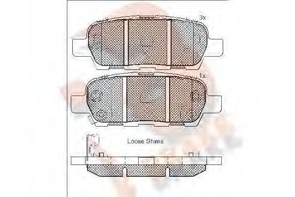 R BRAKE RB1838