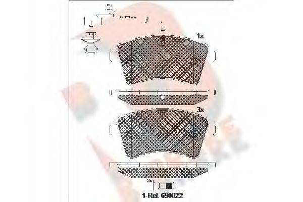 R BRAKE RB1854-203