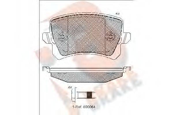 R BRAKE RB1857