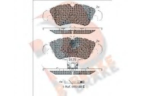 R BRAKE RB1862-203