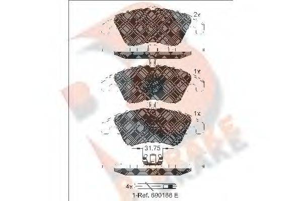 R BRAKE RB1865