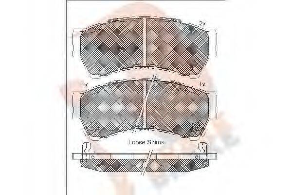 R BRAKE RB1868