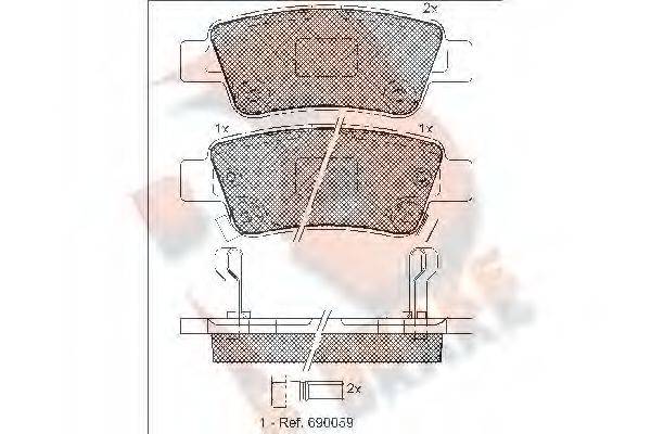 R BRAKE RB1888