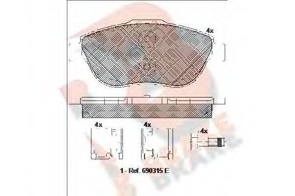 R BRAKE RB1925-201