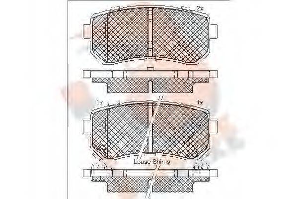 R BRAKE RB1955